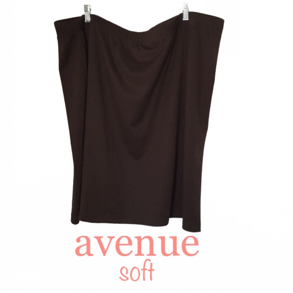 Avenue Sweater Skirt, Chocolate Brown, 26W